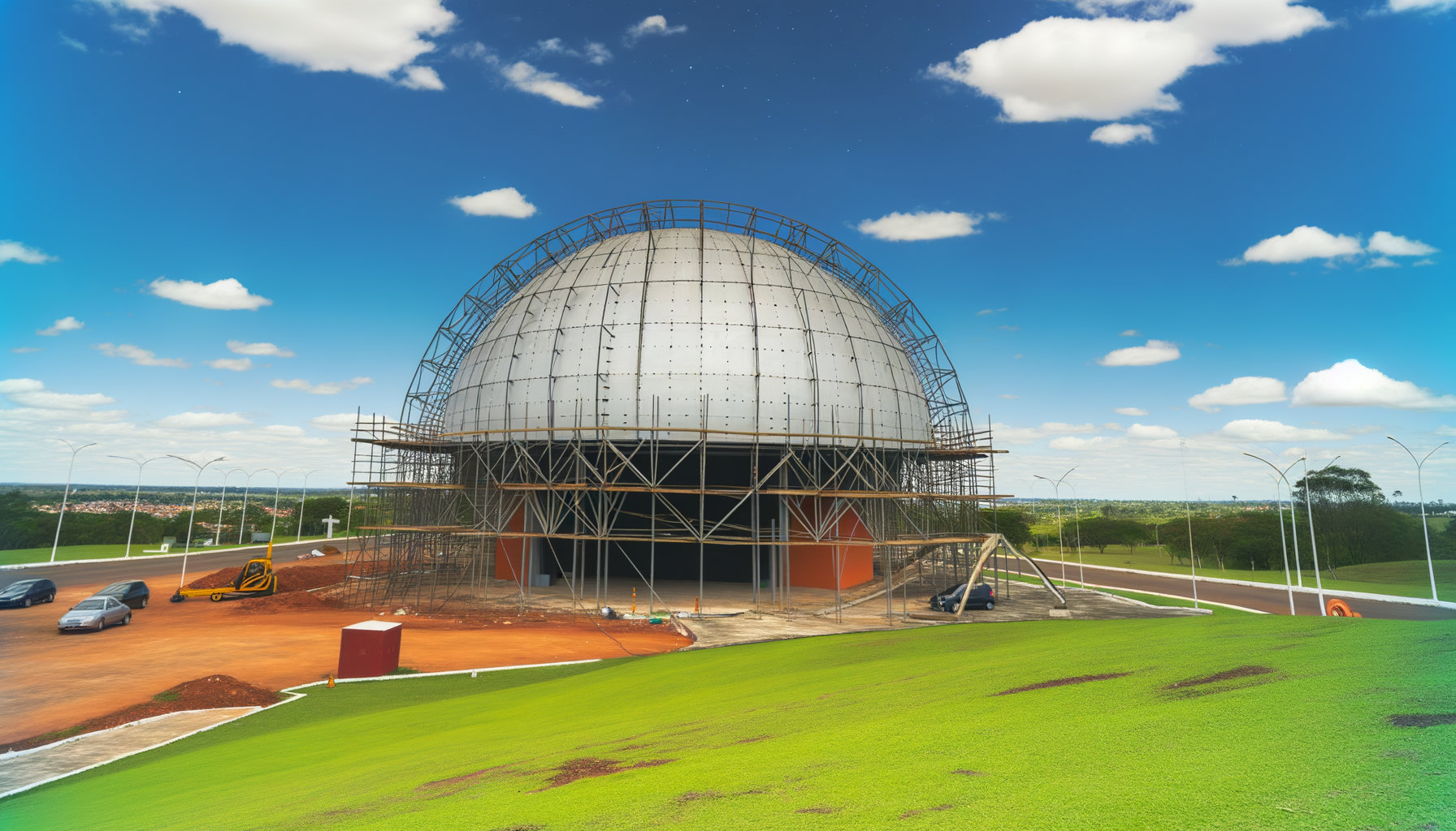 Construção do planetário mais moderno da América Latina avança em Curitiba