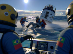 Astronautas da Artemis II são resgatados após missão histórica