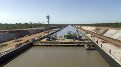 Hidrovia Tietê-Paraná: obra atinge 97% e entra na fase final de vistoria