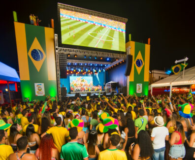 Curitiba recebe Festival Ginga com jogo do Brasil e show da Banda Eva